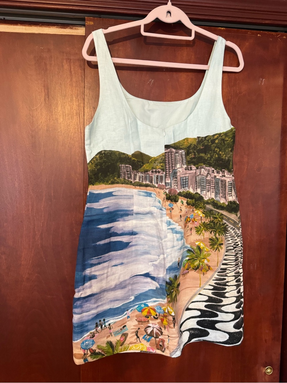 Farm Rio Multicolor Copacabana Beach Mini Dress - Picture 5 of 6